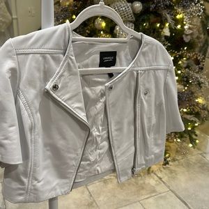 LaMarque cropped biker jacket/ almost new